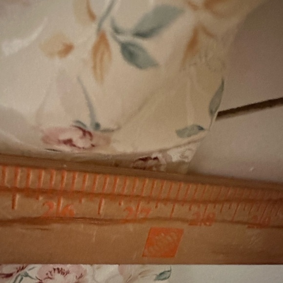 CALIFORNIA DYNASTY Vintage woman floral lace cream satin dainty feminine robe 1X - Picture 10 of 14